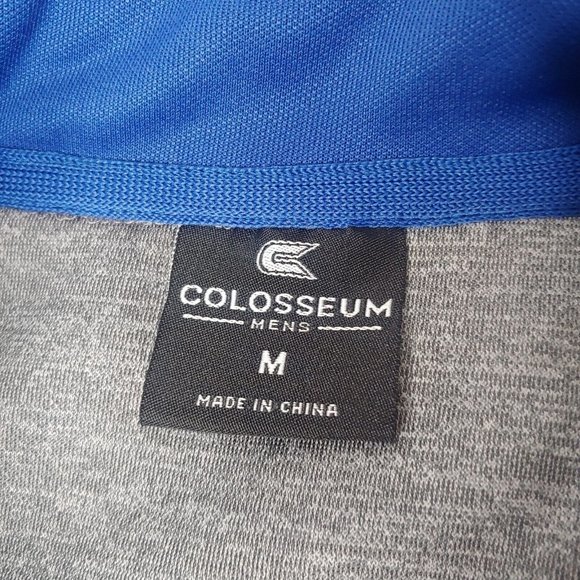 University Of Pittsburgh Pitt Panthers Colosseum Men M Jacket Gray Full Zip Up - Picture 11 of 11